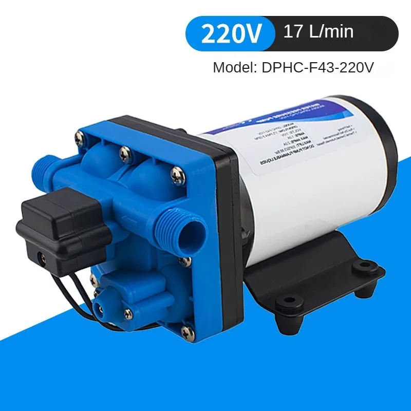 

DPHC-F43 17 liters/miniature electric 110V 220V booster high pressure return diaphragm pumps