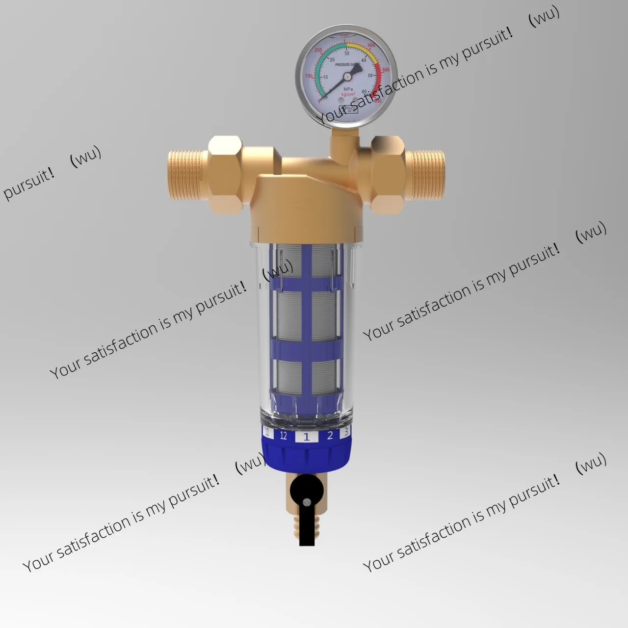

Представительный предварительный фильтр для соскабливания бытовой обратной промывки, аксессуары для очистки воды, ультрафильтрационная машина