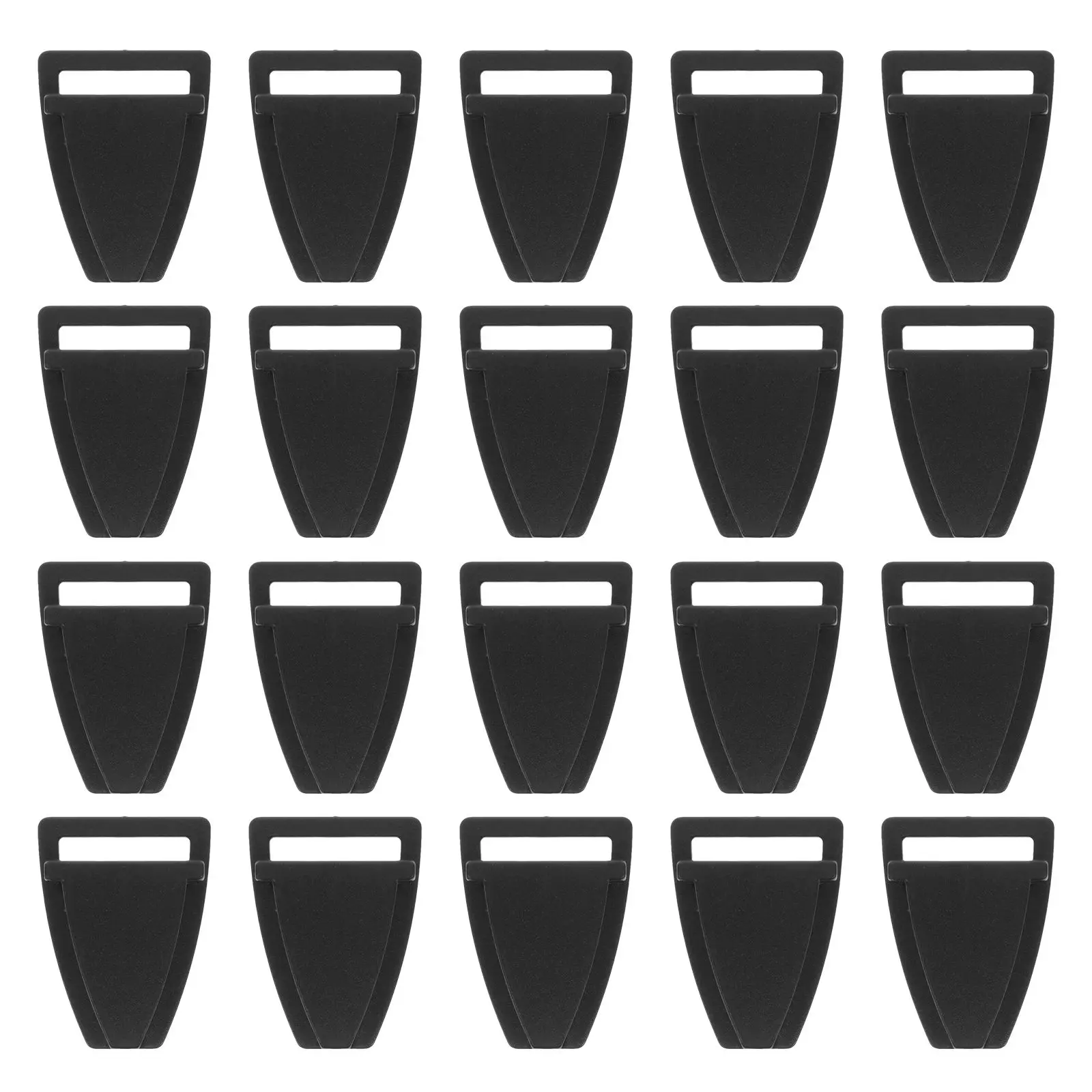 

20pcs Plastic Buckle Replacement Parts Chin Strap Safety Accessories Triangle Quick Release Motorcycle Construction Hat