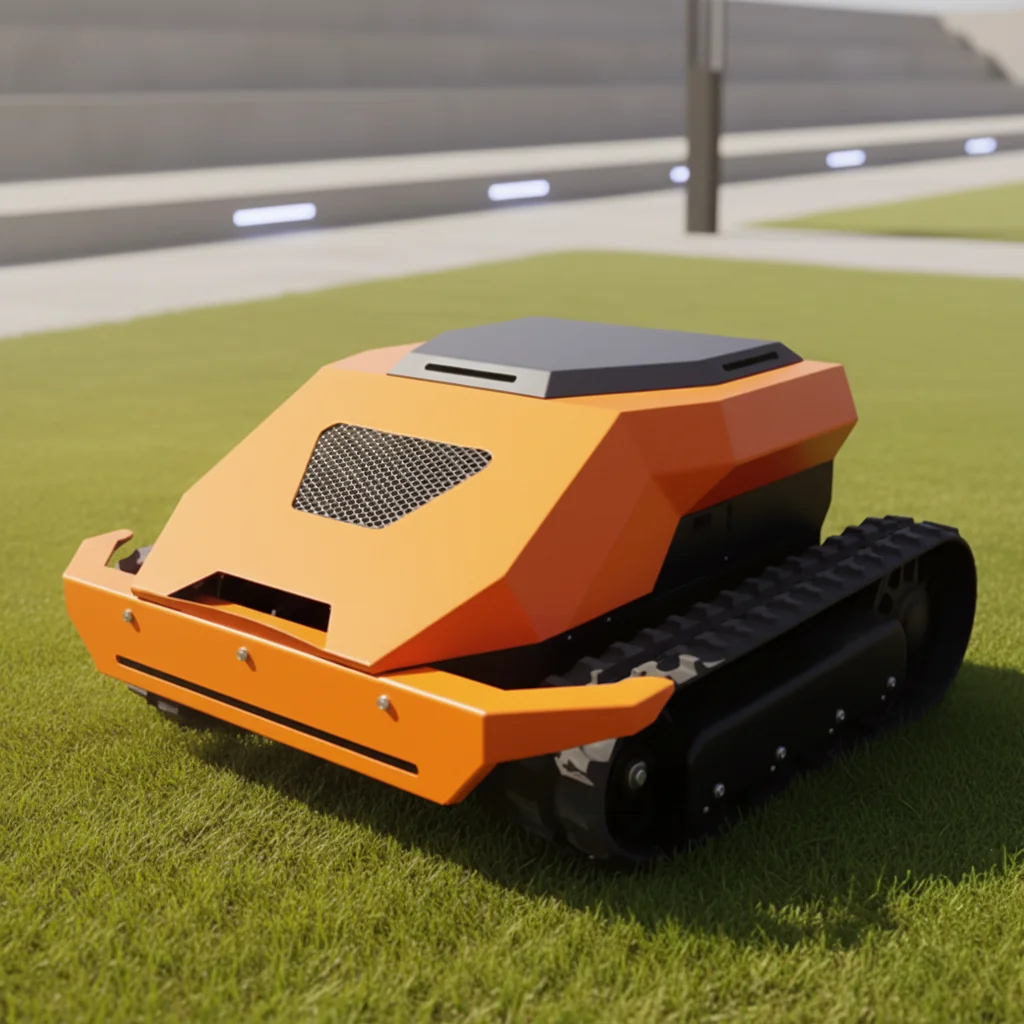 

Профессиональная газонокосилка на гусеничном ходу с индивидуальной настройкой, ширина скашивания 110 см