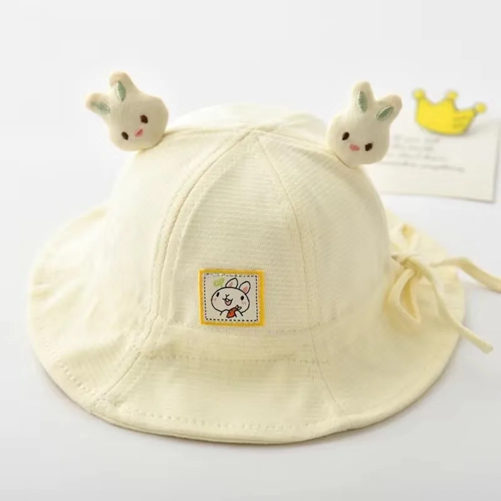 لطيف الكرتون قبعة القطن لينة الربيع / الصيف دلو قبعة فتاة ظلة قبعة