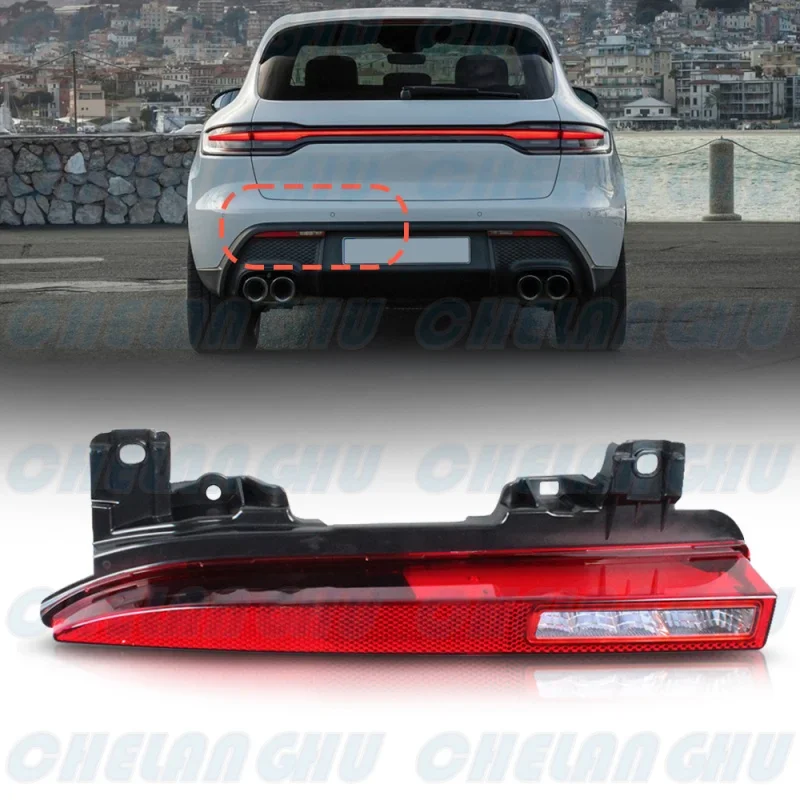 

For Porsche Manca 2022 2023 2024 Left Side Rear Bumper Reflector Light Lamp Car accessories 95B945701D