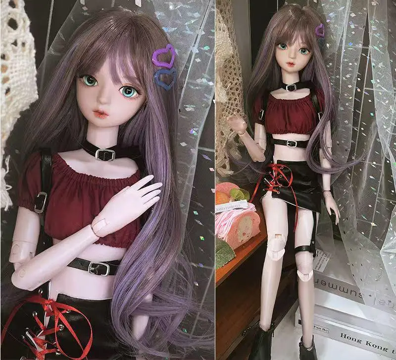 60CM BJD Doll Cute clothes Only clothes Variety of clothes 1/3 1/4 1/6 Doll accessories Children's toys Kawaii