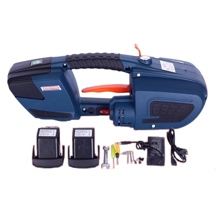 

Electric Strapping Tool for PP PET Straps Automatic Tightening Strapping Machine Handhold 4000mha Battery Powered Packing Tool