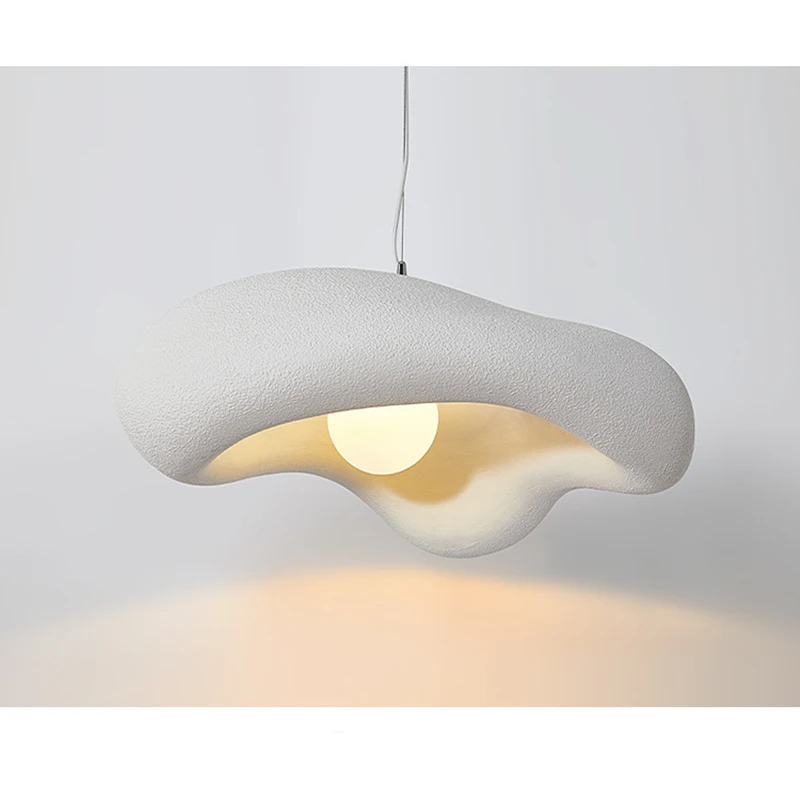 Nordic Wabi Sabi Pendant Light Designer Dining Table Hanging Lamp Living Room Kitchen Homestay LED Cafe Restaurant Pendant Lamp