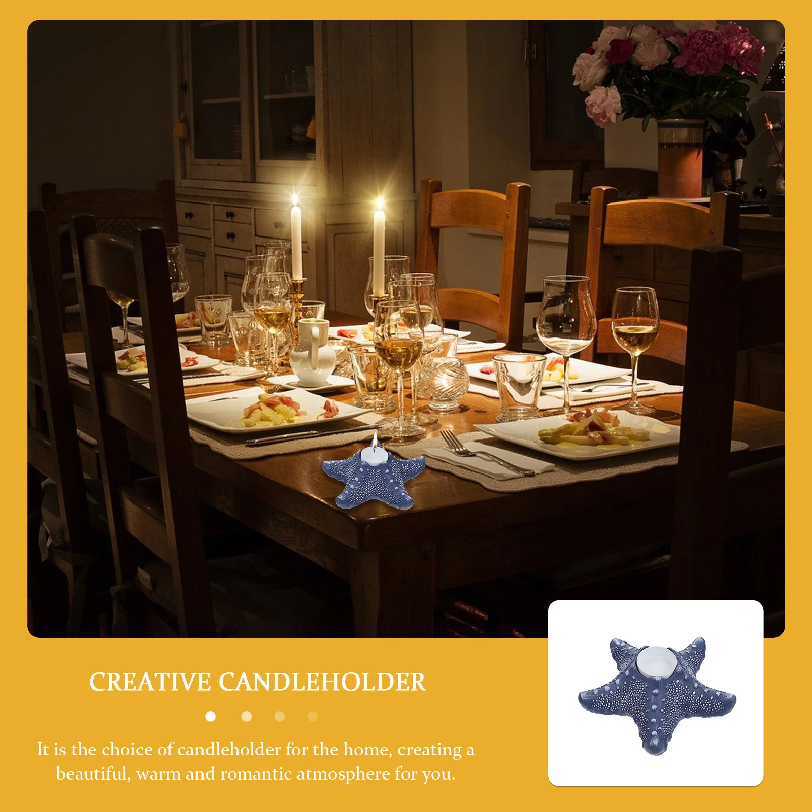 

Creative Resin Candleholder Simple Design Desktop Decor Long Lasting Use Anniversary Gift Resin Candlestick Unique Candlestick