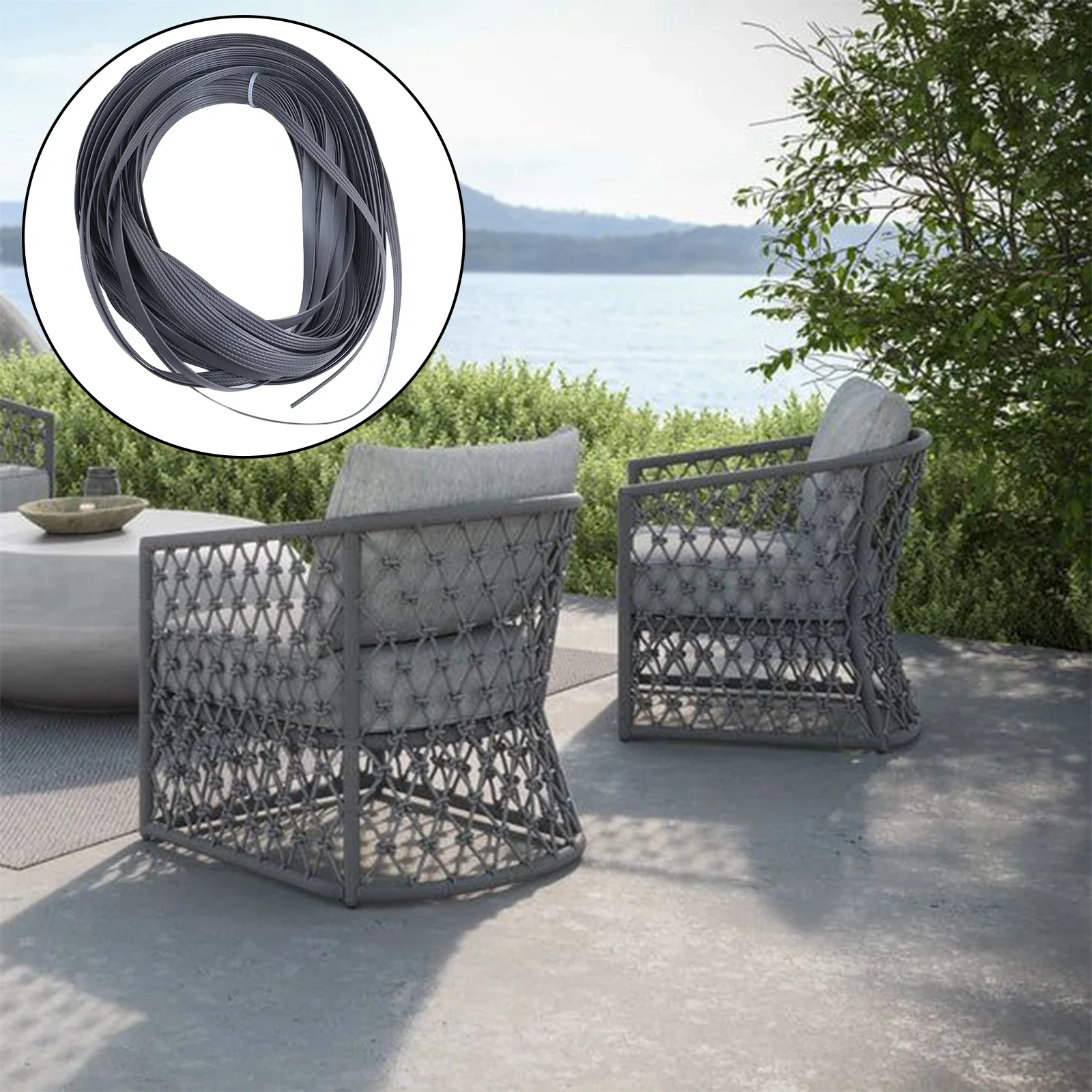 Furniture DIY Repair Rattan Repair Kit DIY Wicker Kit Stylish Color Options Waterproof PE Material For DIY Projects