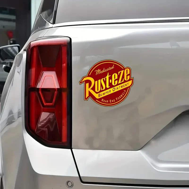 

Creative RUSTEZE Car Stickers Front And Rear Windshield Truck Body Sunscreen Vinyl Decals Motorcycle Decor Accessories