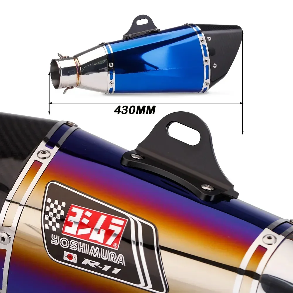 General purpose 60mm motorcycle Yoshimura R11 exhaust escape modified silencer for R1 Z900 Ninja400 Z1000 CBR1000RR