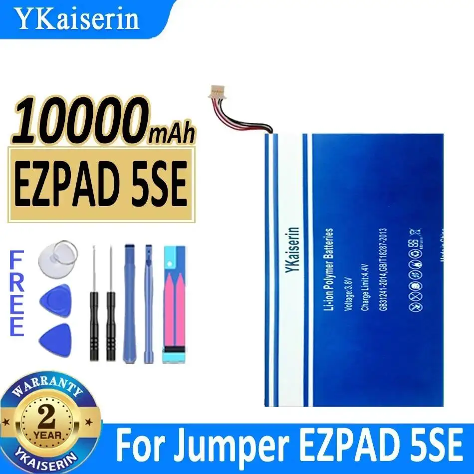 

10000mAh Laptop Battery Durable For Jumper Ezpad 5SE EZPAD5 SE 5-Wire Laptop Long-Lasting Performance