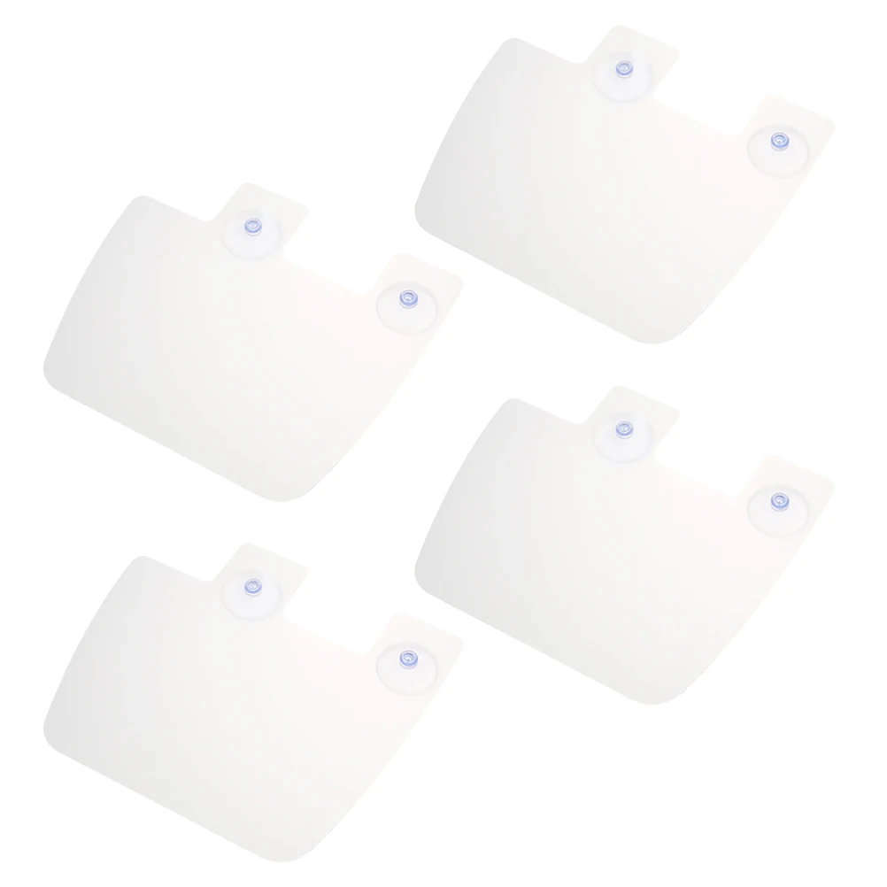

4pcs Baffle Board Oil Resistant Waterproof Splash Guard for Kitchen Sink Anti-Splash Protection Easy Install Strong Suction Cup