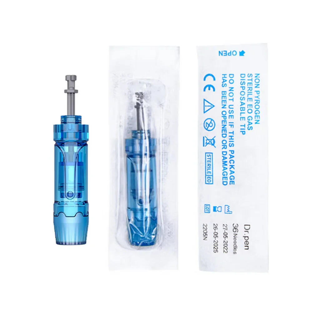 10 шт. сменных наконечников Dr. Pen M8S/A8S/A9/A11 для микроигольчатых аппаратов, 12/18/24/36/42 иглы, круглые, нано-наконечники
