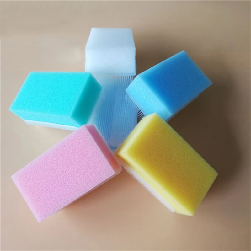 6 uds., cepillo esponja baño para niños y bebés, cepillo baño corporal para adultos y bebés, cepillo limpio