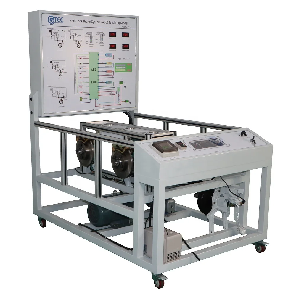 ชุดเครื่องมือวิทยาศาสตร์เพื่อการศึกษาอุปกรณ์การสอนฝึกอบรมยานยนต์ระบบเบรก ABS อุปกรณ์ฝึกอบรมยานยนต์