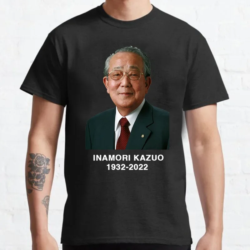 Commemorate Inamori Kazuo 1932-2022 Graphic T Shirts Forever Inamori Kazuo TShirt Japanese INAMORI KAZUO Tops Classic Camise Tee