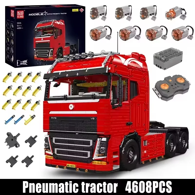Mold King 19015 19015 T Technische Auto Bouwsteen Afstandsbediening Tractor Truck Model Montage Baksteen Speelgoed Kinderen Kerstcadeau - afbeelding 1