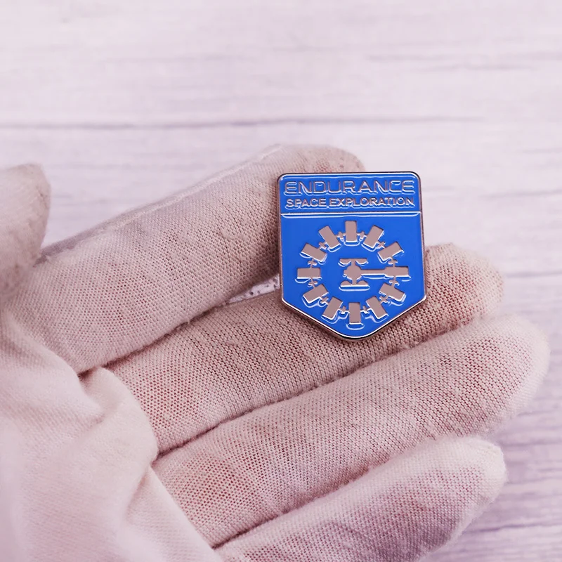 Endurannce Space Exploration Enamel Pin Spacecraft Badge Brooch Gift Backpack Decoration Jewelry