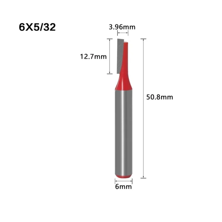 Milling Cutter Router Bit Hand Making YG8 Carbide Tip 1pcs 45# Steel Single Double Flute Straight Equipment Useful
