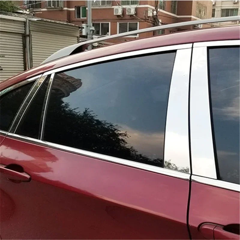 

WELKINRY For BMW X6 F16 2nd Generation 2015-2019 Car Body Door Window Central Middle B C Column Pillar Post Cover Trim