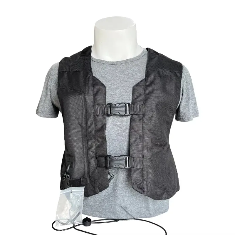 Equestrian Armor Inflatable Safety Suit Insert Buckle Shock Absorption Anti-collision Breathable Motorcycle Riding Airbag Vest