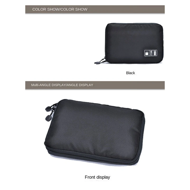 1 PCS Storage Bag Data Cable U Disk Storage Bag Earphone Charger Storage Bag Small Body Large Capacity