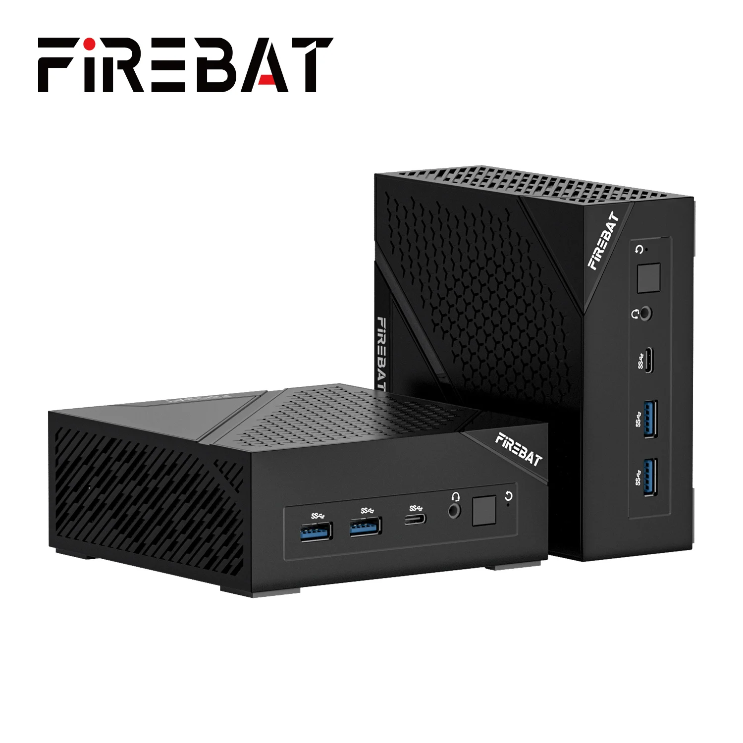 FIREBAT-Computador Desktop Portátil, MINI-PC, Intel N100, DDR4, 16GB de RAM, 512GB SSD, WiFi 6, BT5.2, AM02