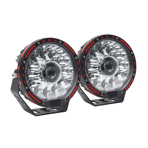 High Power 85w Super Bright Led Offroad Pod Lights Rgb 5 Inch Round Truck Lightfox Yellow Laser Spot Car Driving Led Work Light