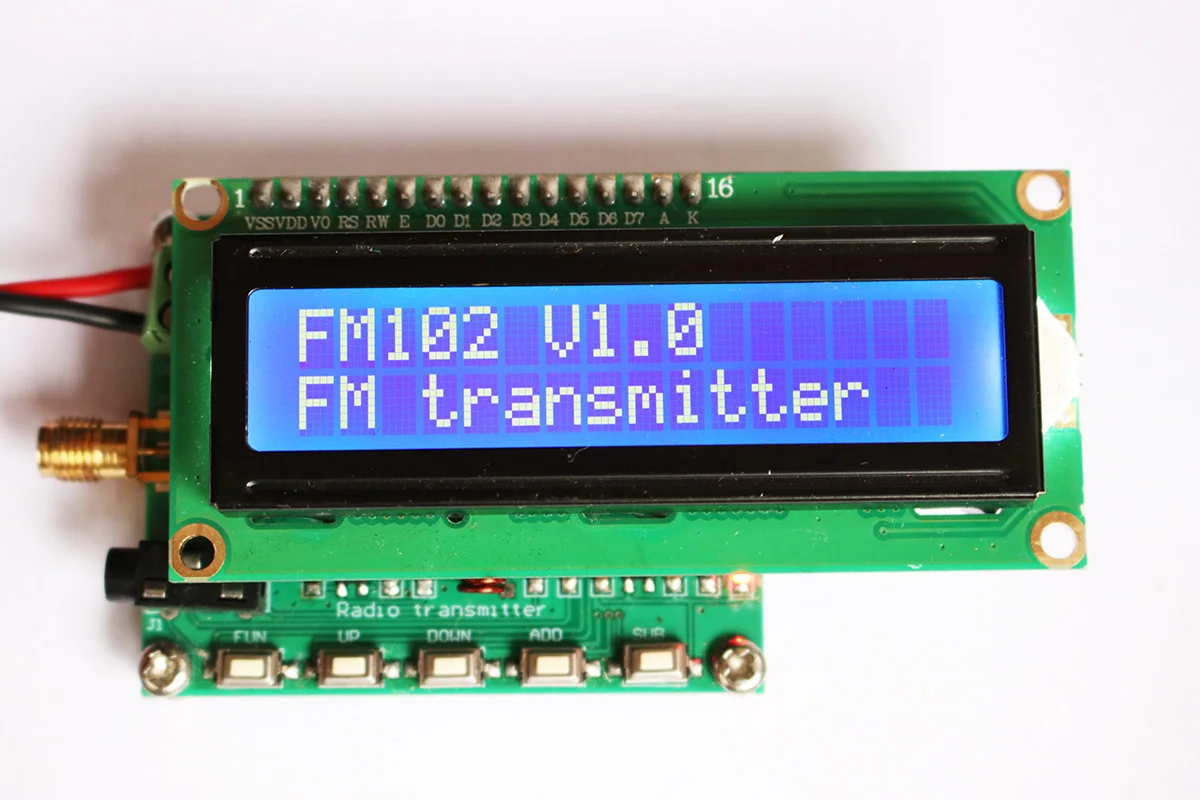 88 ~ 108MHz FM Stereo Sender FM Signal Generator Meter