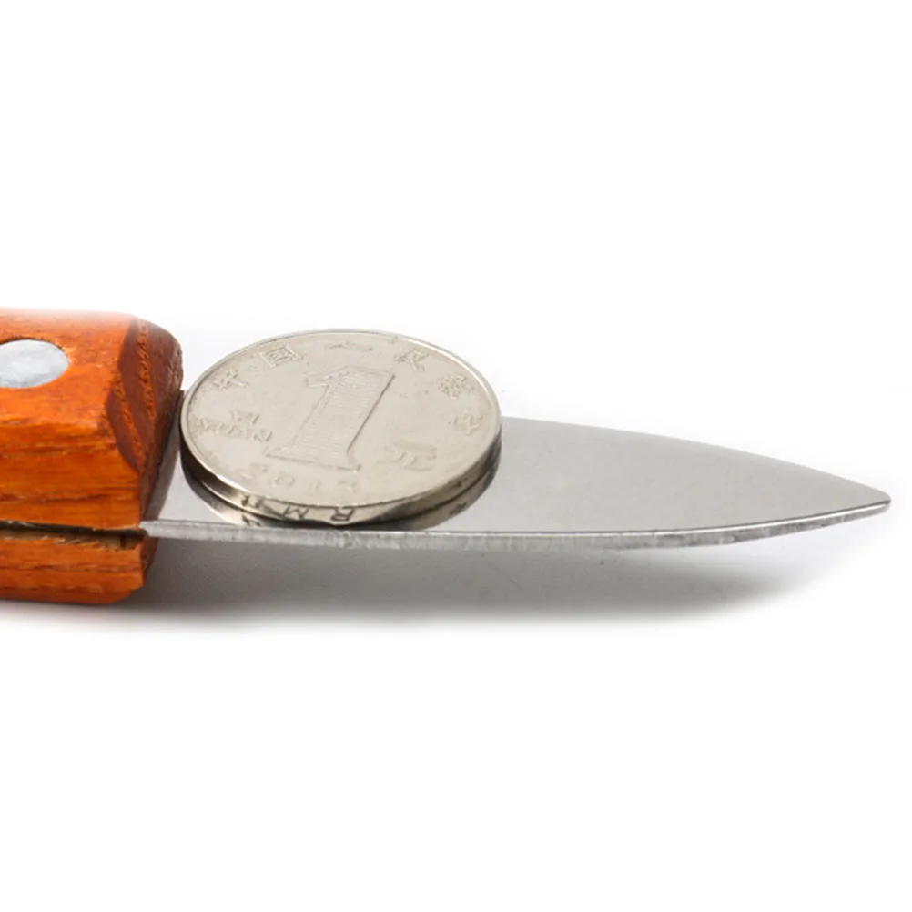

Oyster Shucker Stainless Steel Blade Wooden H Kitchen Tool Seafood Clam Shucker ScallopKnife Practical Oyster Clam