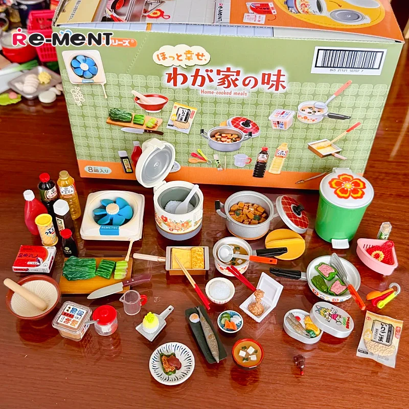 

RE-MENT Original Miniature Scenes Model Home Flavor Kitchen Utensils Mini Model Ornament Desktop Toy Collectible Birthday Gifts