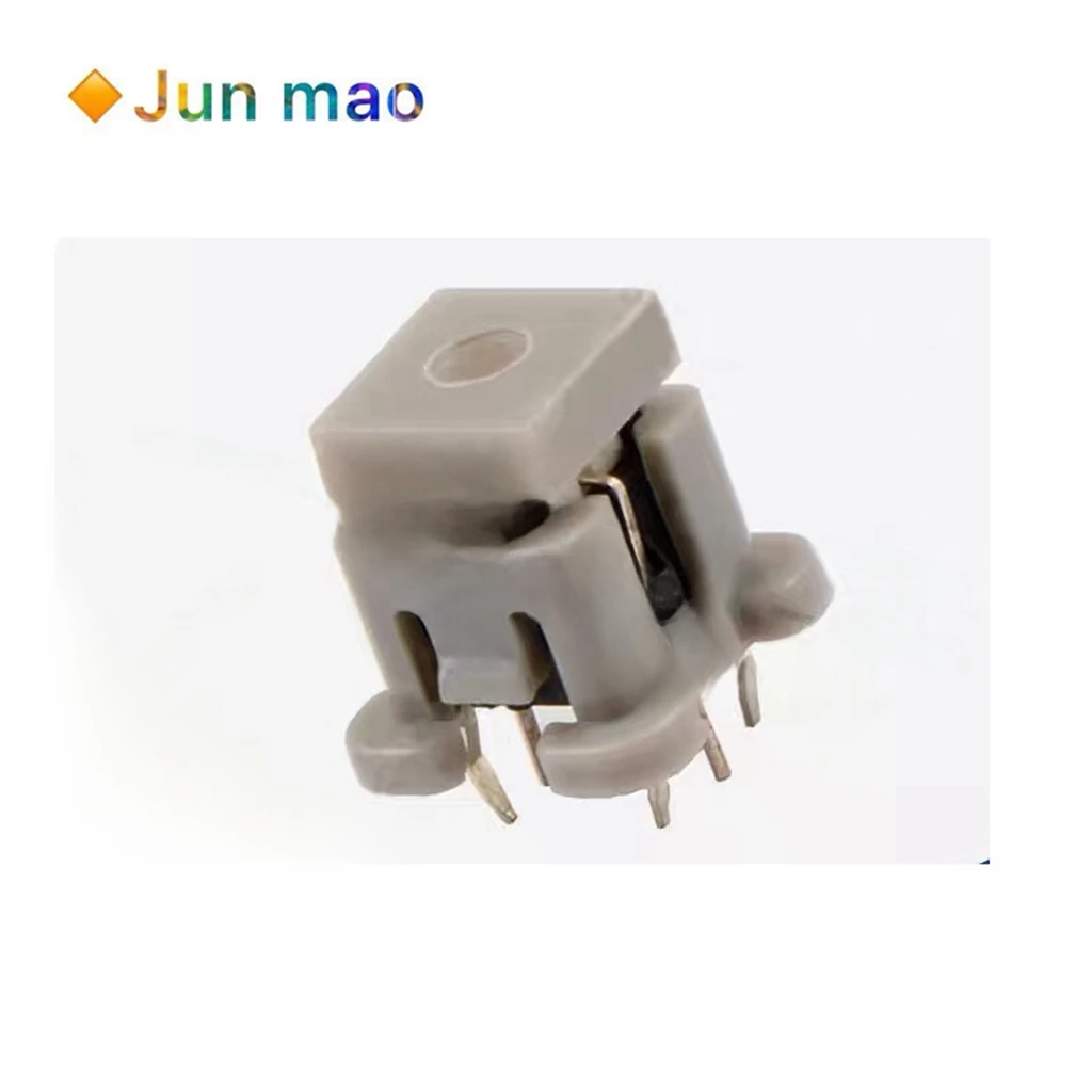 2pcs TS-H009 Touch Switch with Light Button 6-Pin Straight Insertion with Protective Cover 8.5 * 8.5 * 11 TS-LS-003