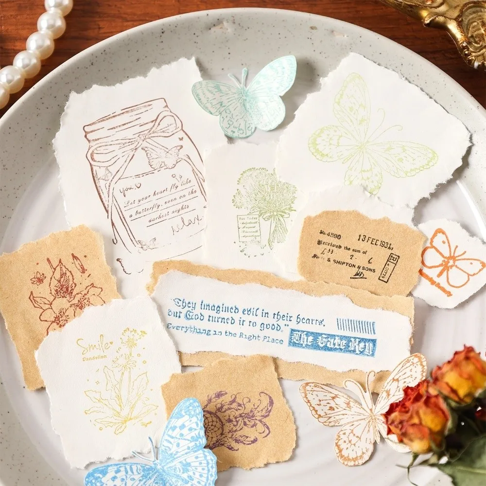 جديد ملون خمر مختمة سهلة الاستخدام ختم الوسادة الذاتي ختم الحبر مستطيلة القرطاسية مختمة سكرابوكينغ صنع