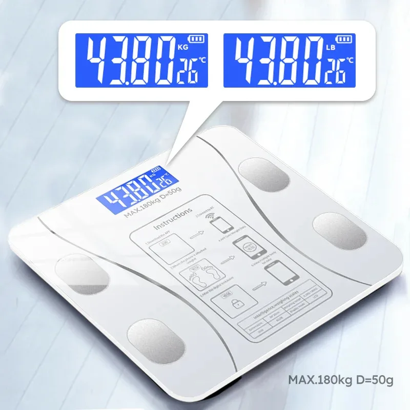Smart Body Fat Scale，Suitable for body management and fat reduction，Mode，Bluetooth Body Home Use Body Weight Scale，Ultra-precise