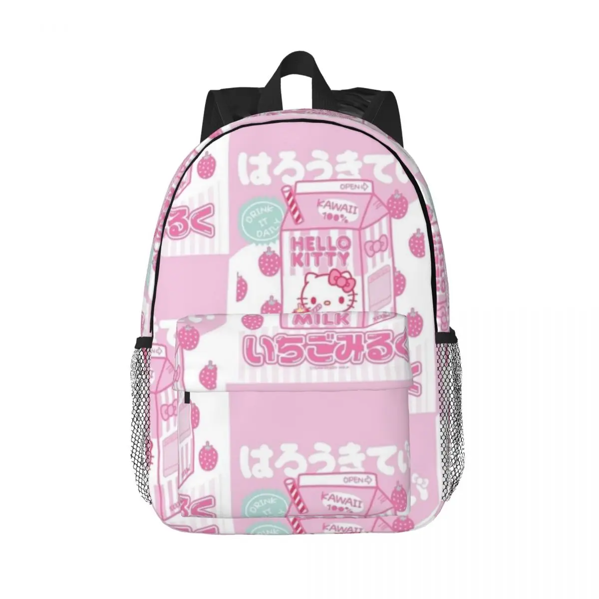 

Hello Kitty 15-Inch Waterproof Backpack - Lightweight Travel Bag with Multiple Pockets for Organization