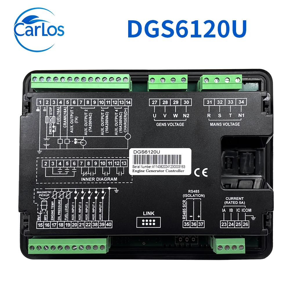 

6120U 6110U Diesel Generator Controller AMF Auto Start Stop Control Module Panel Generator Parts Replace Smartgen HGM6120N