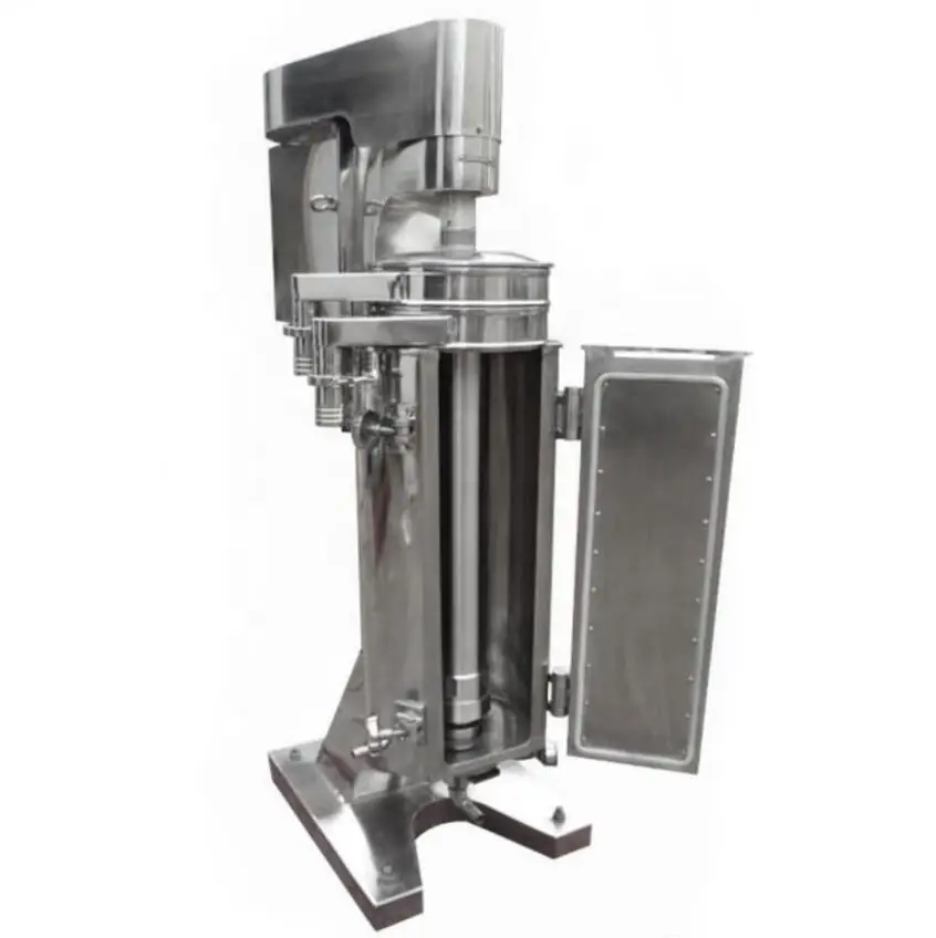 GQ Automatic Continuous Tubular Oil Centrifuge Separator Oil and Water Separator with Motor Solid-Liquid Liquid Separation