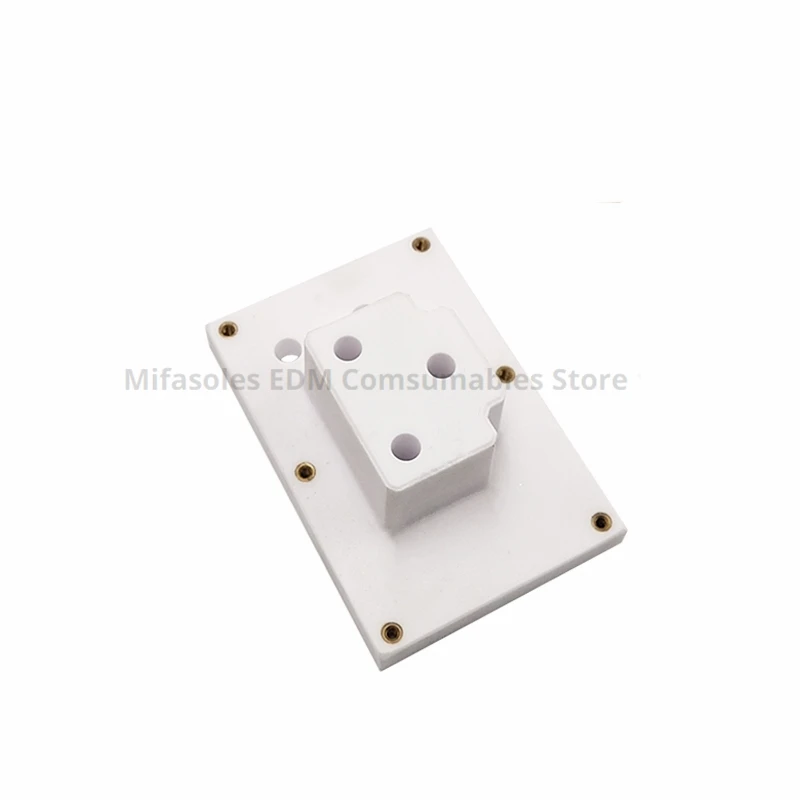 EDM Parts M301 Upper Isolator Plate X053C162H01 Ceramic Insulating board 100x68x33mm For DWC-Series EDM Wire Cutting Machine