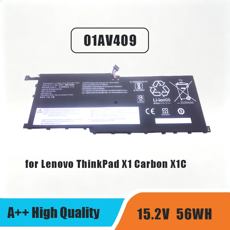 WHOLESALE New 01AV409 Laptop Battery for Lenovo ThinkPad X1 Carbon X1C Yoga SB10F46467 20FB002VGE 20FB003RGE 15.2V 56WH