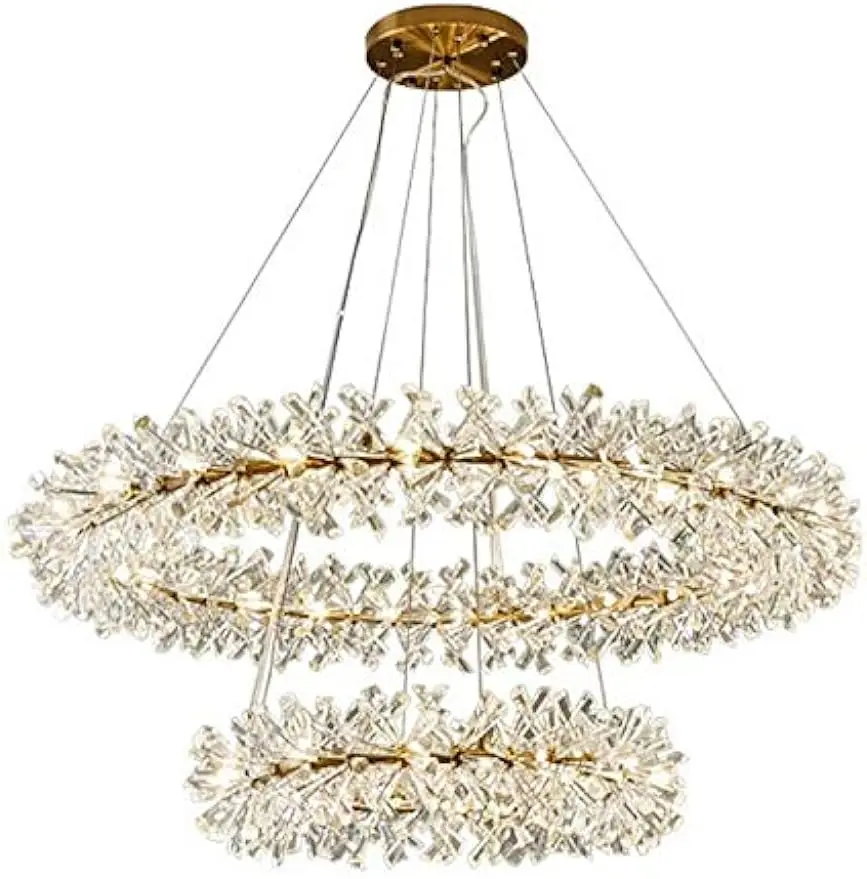 

Pendant Light Fixtures, Ring Design Modern Crystal Chandelier lamp Chandelier Living Lighting and Hotel Lights