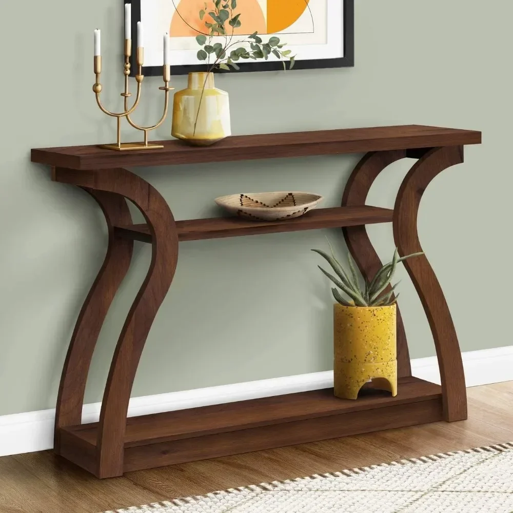 Sofa Table Console Table - Sleek and modern home table (cappuccino/dark brown/espresso)