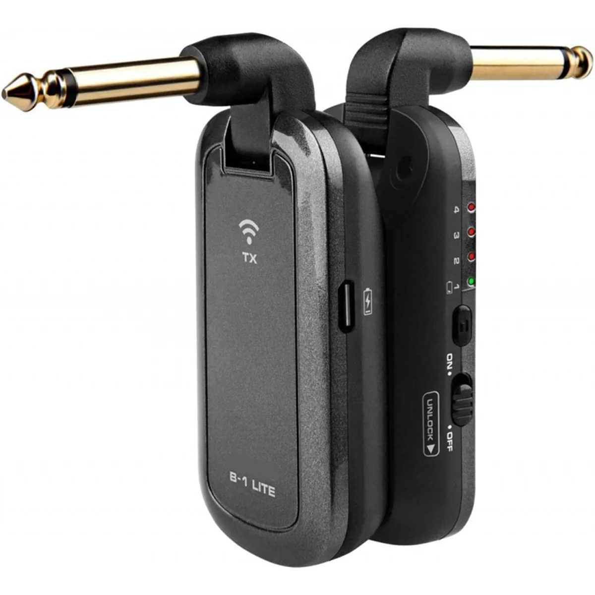 DTD660~Guitar Wireless System 2.4GHz,Below 5ms Delay, WiFi Interference,Rechargeable Guitar Transmitter Receiver