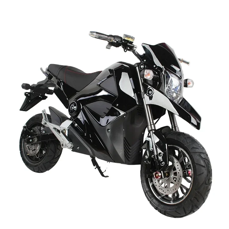 Racing Motorcycle Adult Electric Motorcycle 3000w 72v E Motorcycle for Sale  2000W 61  80km/h Brushless