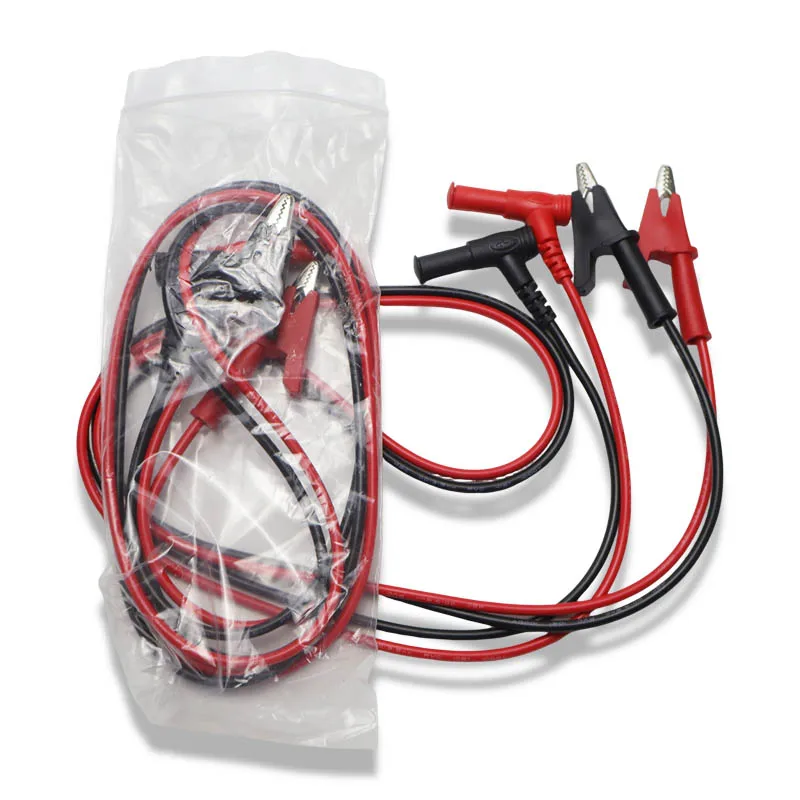 10A Crocodile Clip Electrical Test Lead For Multimeter Testing Alligator Clips To Banana Plug Test Cable Lead Connector