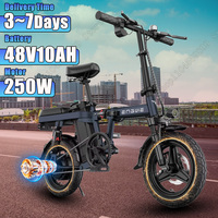 ENGWE T14 Electric Bicycle 250W Brushless Motor 48V10AH Battery Mini Aluminum Alloy E-bike Aldult 14-In Tire City Electric Bike