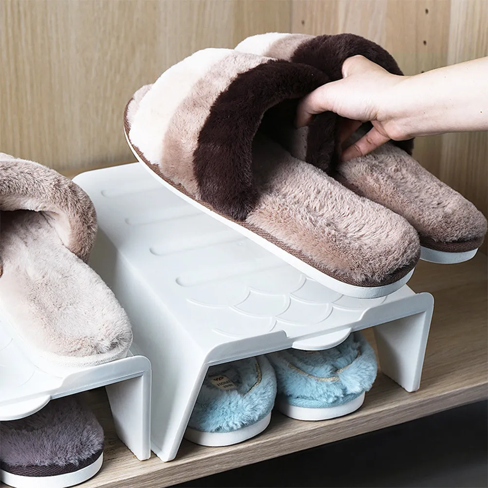 Thickened Plastic Shoe Rack – Multilayer Space-Saving Shoe Shelf with Anti-Slip Design for Home Storage