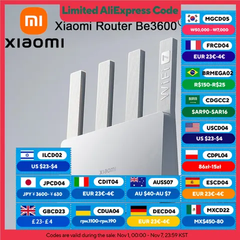 XIAOMI MIJIA Router BE3600 2.5G，2.5G High - end Network Port WiFi 7，3570Mbps Dual WAN LAN VPN IPTV，Chinese Version With Adapter