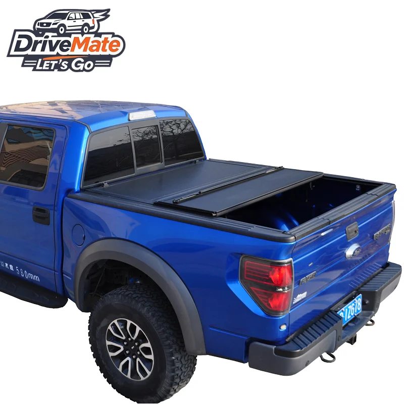 Truck Bed Cover Low Profile Hard Trifold  Tonneau Cover for silverado 1500 Accessories 2014-2019