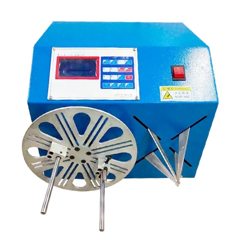 Industrial Semi Automatic Wire Winding Tie Machine Computerized Cable Bundling Machine Data Cable Coil Wrapping Binding