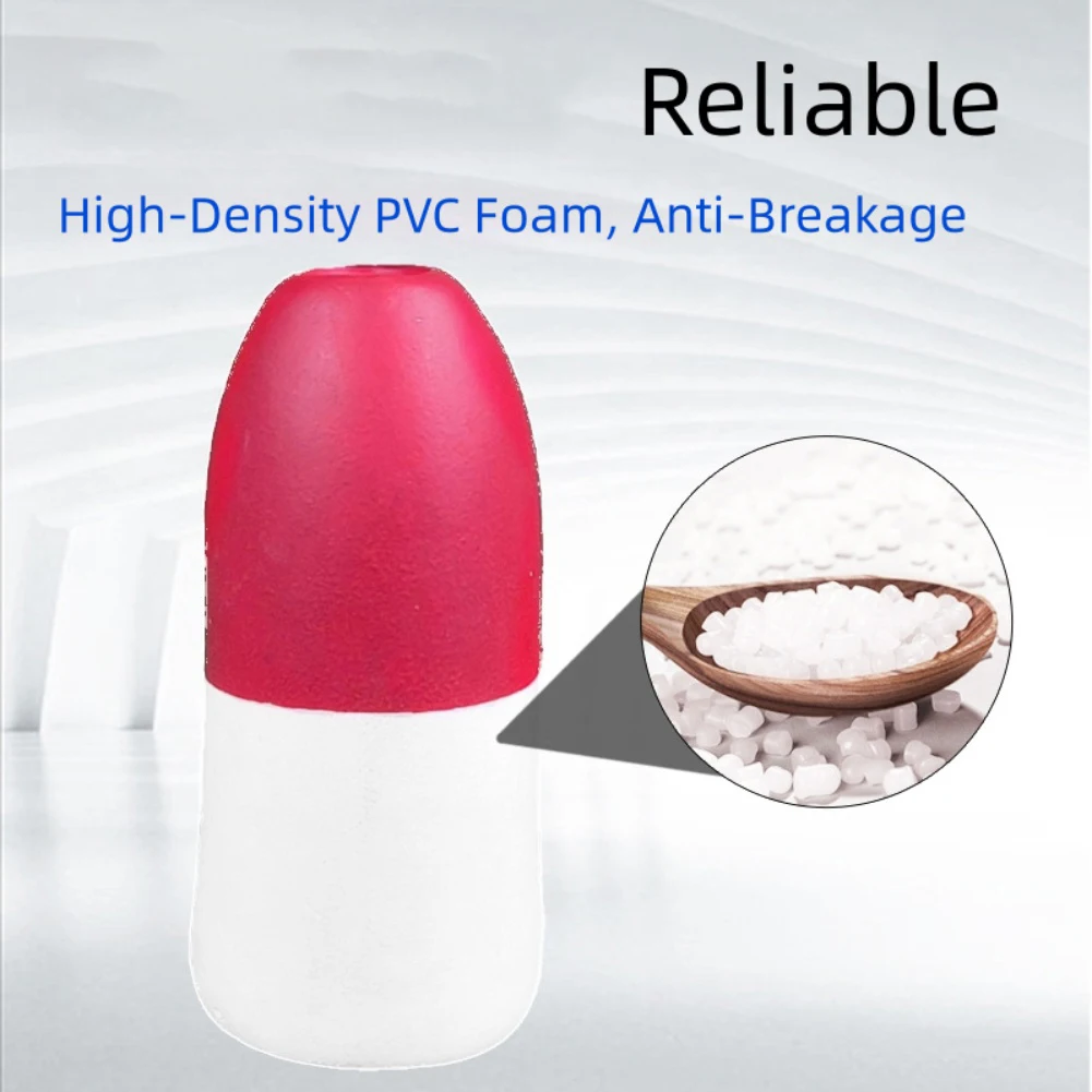 Red White PVC Foam Crab Trap Float Buoy for Fishing Line Marker Shrimp Trap Float with Hollow Hole for Kayak Stabilizer - view 4