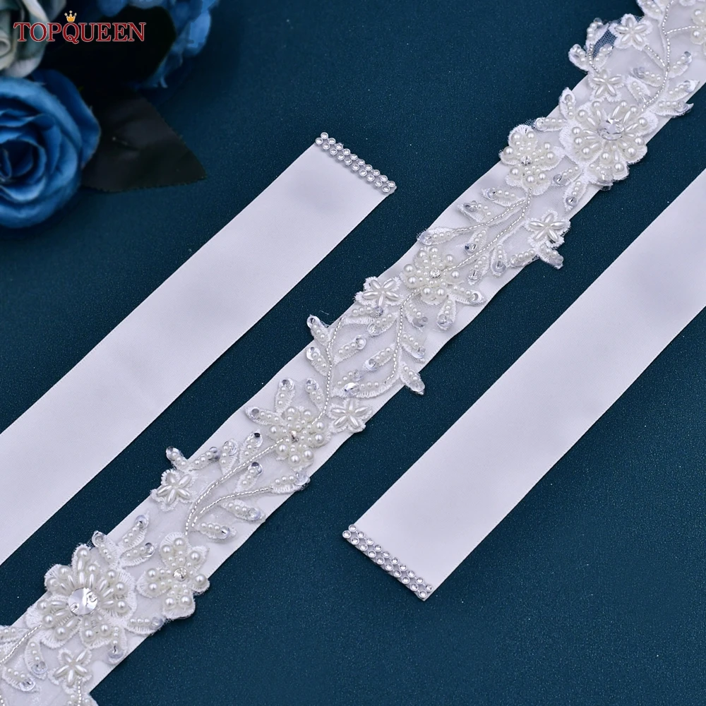 TOPQUEEN S151 Ren Dây Lưng Da Cưới Thắt Lưng Và Tất Thiết Kế Thắt Lưng Giá Rẻ Ruy Băng Cưới Thắt Lưng Bầu Dây Cô Dâu tất